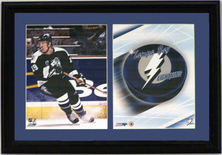 Brad Richards of the Tampa Bay Lightning Deluxe Framed Dual 8" x 10" Photographs