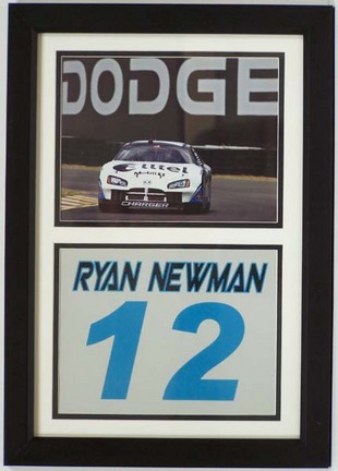 Ryan Newman Photograph with Car Number in a 14" x 20" Deluxe Photograph Frame