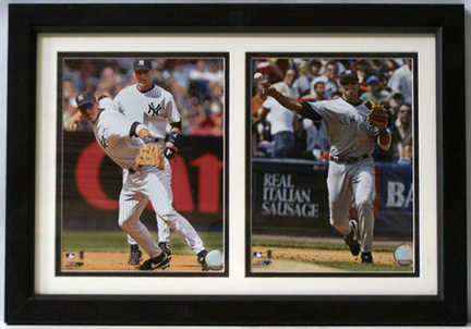 Alex Rodriguez New York Yankees Deluxe Framed Dual 8" x 10" Photographs