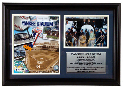 New York Yankees "Ground Break" Deluxe Framed Collage