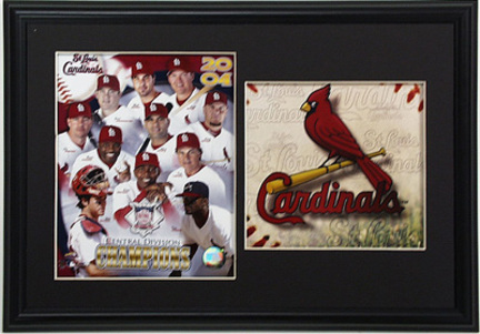 St. Louis Cardinals Deluxe Framed Dual 8" x 10" Photographs