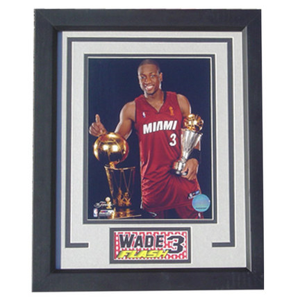 Dwyane Wade Photograph in a 13" x 16" Deluxe Frame