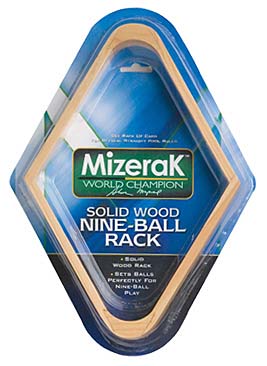 Wooden 9-Ball Rack from Mizerak&trade; - Set of 3
