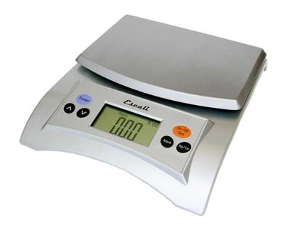 Silver Gray Aqua Digital Scale (11 lb. / 5 Kg Capacity)