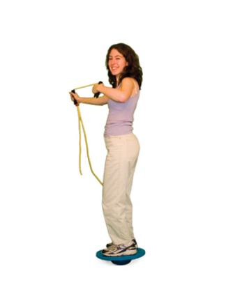 Cando Board-on-Stone Balance Trainer (7" Stone and 16" Board)