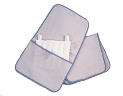 Relief Pak Velour and Foam Moist Heat Pack Cover with Pocket - Oversize