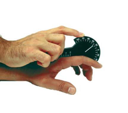 Baseline Plastic Finger Goniometer, 1-Finger Design