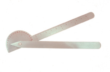 Baseline 6" SS 180 Degree Robinson Goniometer