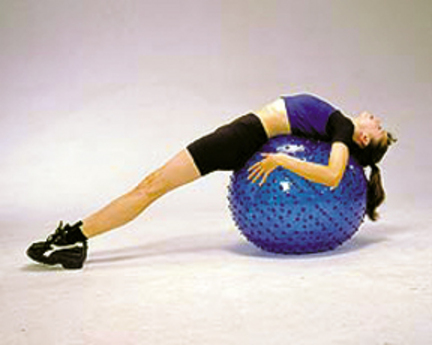 Cando 22" Inflatable Exercise Sensi-Ball - Orange