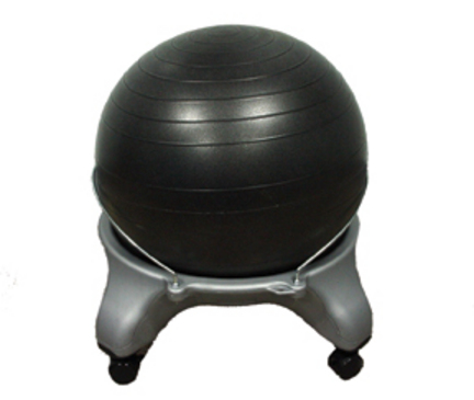 Cando Mobile Exercise Ball Stool / Chair - Plastic