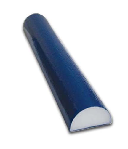 Cando Blue TufCoat Open Cell Extra Firm 4" x 36" Washable Foam Roller - Half Round