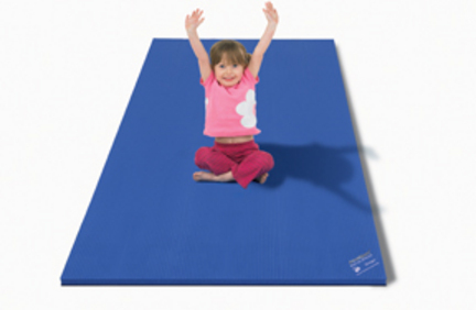 40" x 78" x .6" ArmaSport Power-15 Exercise Mat (Blue)