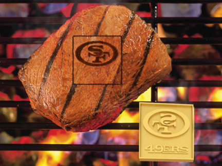 San Francisco 49ers Fan Brand (Set of 2) - Branding Irons