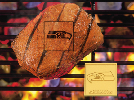 Seattle Seahawks Fan Brand (Set of 2) - Branding Irons