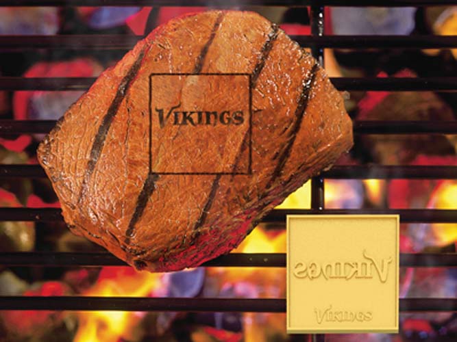 Minnesota Vikings Fan Brand (Set of 2) - Branding Irons