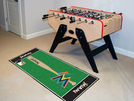 Miami Marlins 30" x 72" Baseball Runner