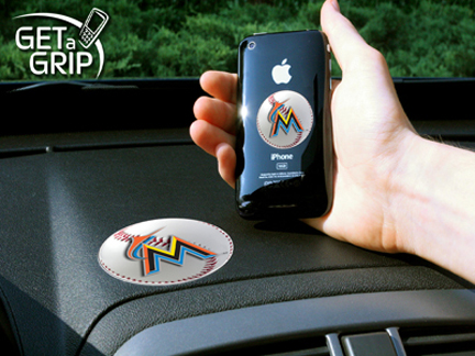 Miami Marlins "Get a Grip" Cell Phone Holder (Set of 2)