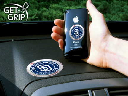 San Diego Padres "Get a Grip" Cell Phone Holder (Set of 2)
