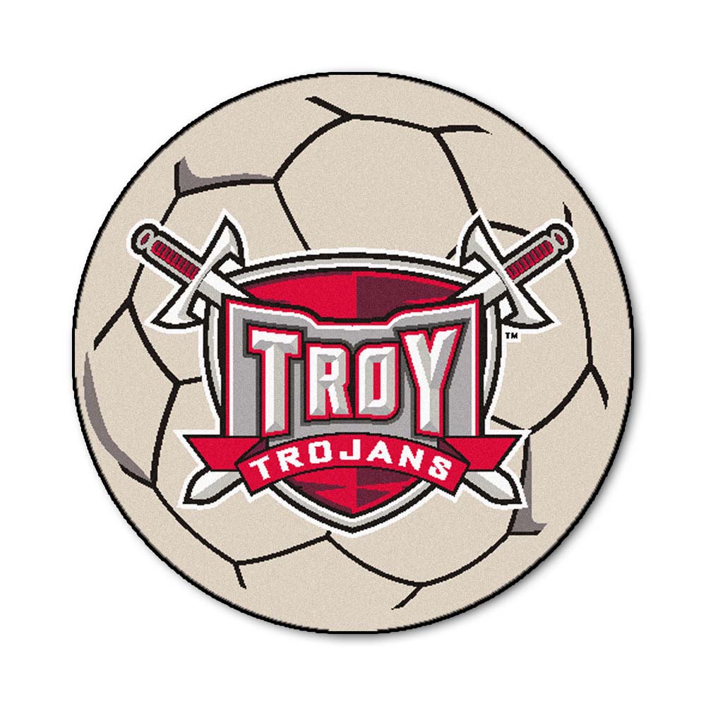 27" Round Troy State Trojans Soccer Mat