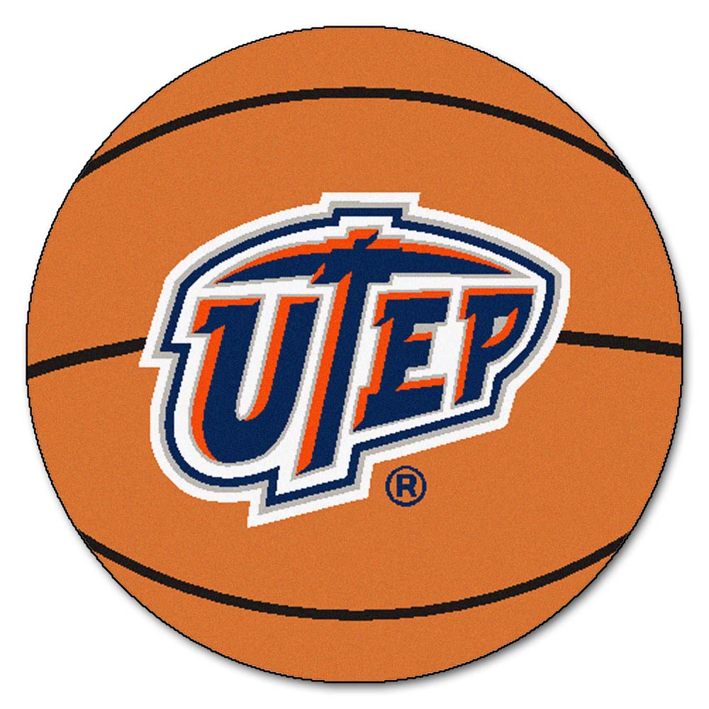 Texas (El Paso) Miners "UTEP" 27" Round Basketball Mat