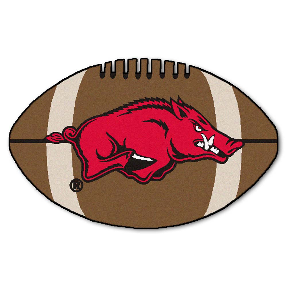 22" x 35" Arkansas Razorbacks Football Mat