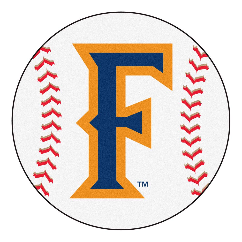 27" Round California State (Fullerton) Titans Baseball Mat