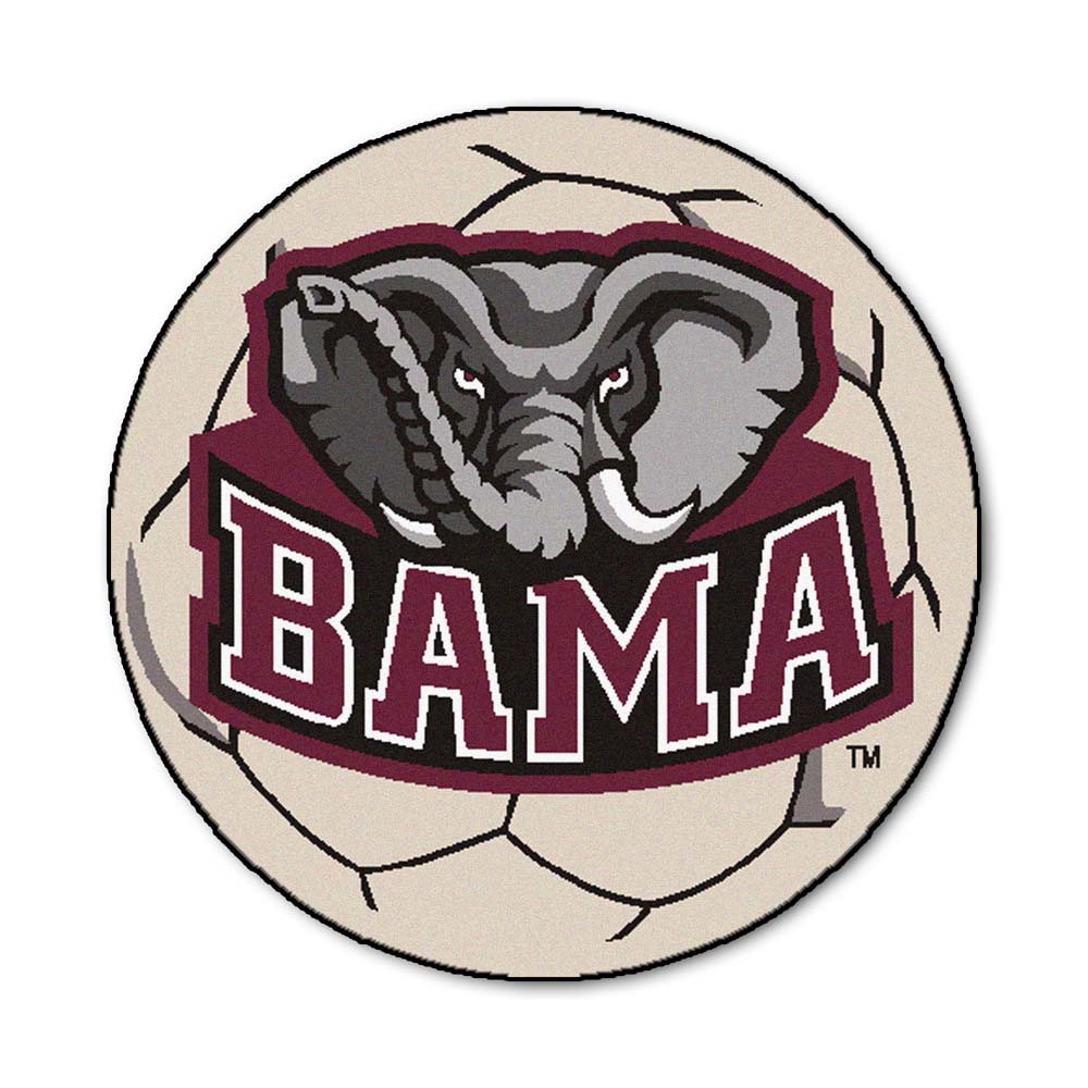 27" Round Alabama Crimson Tide Soccer Mat