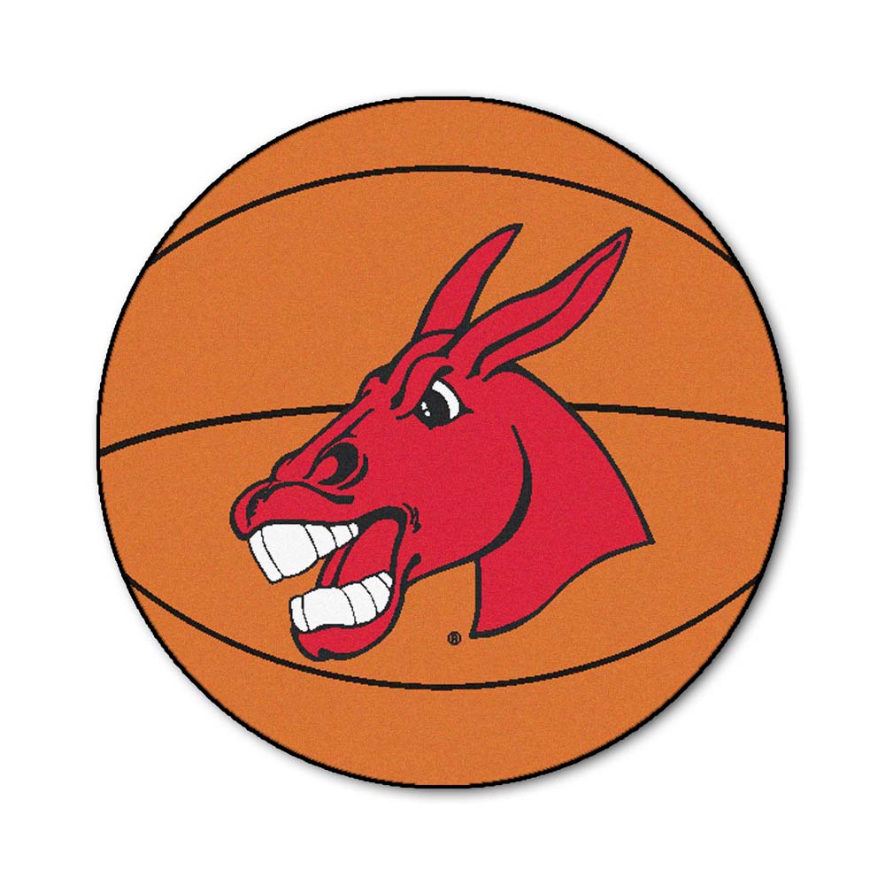 27" Round Central Missouri State Fighting Mules Basketball Mat