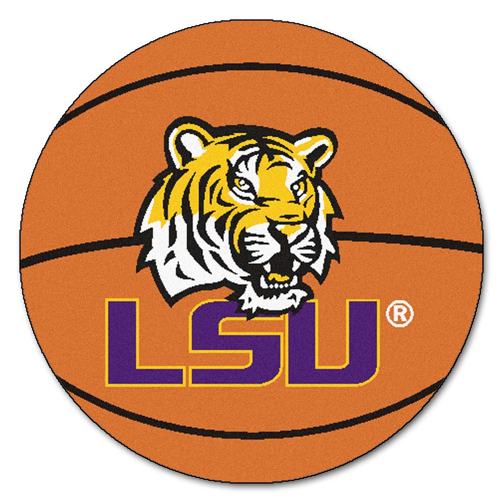 Louisiana State (LSU) Tigers 27" Round Basketball Mat