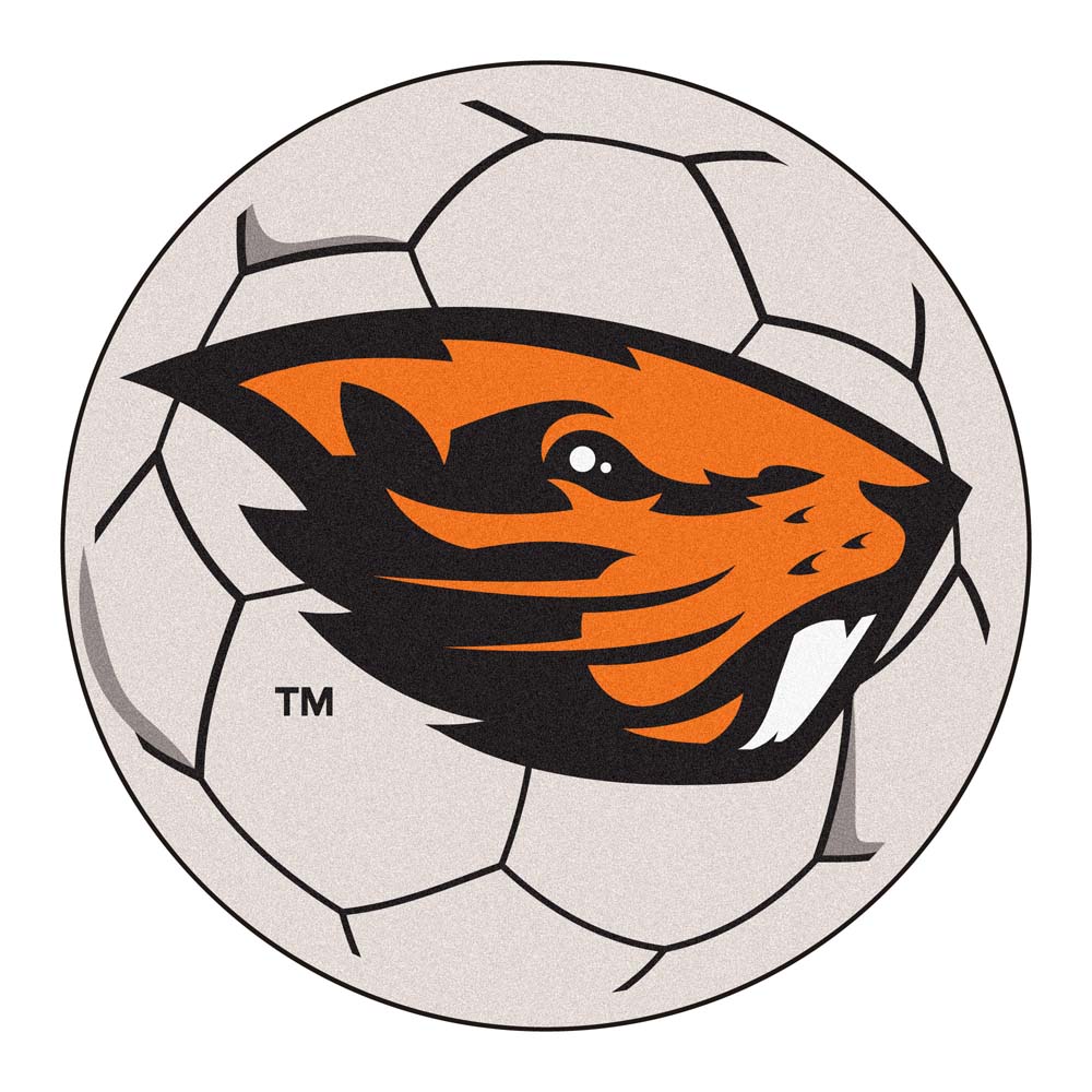 Oregon State Beavers 27" Round Soccer Ball Mat