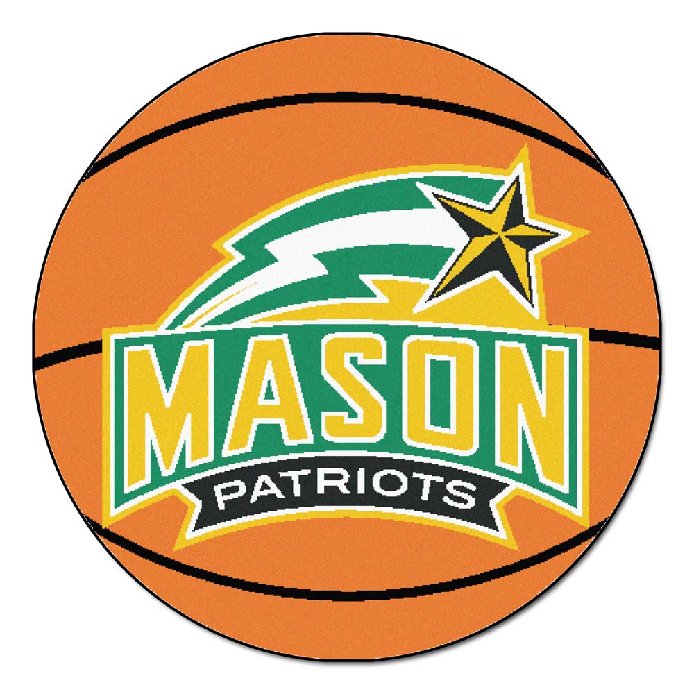 George Mason Patriots 27" Round Basketball Mat