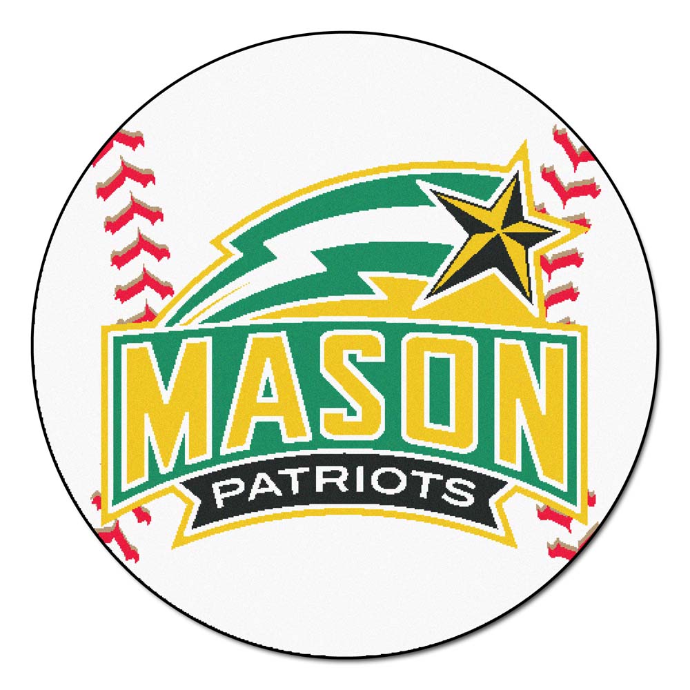 George Mason Patriots 27" Round Baseball Mat