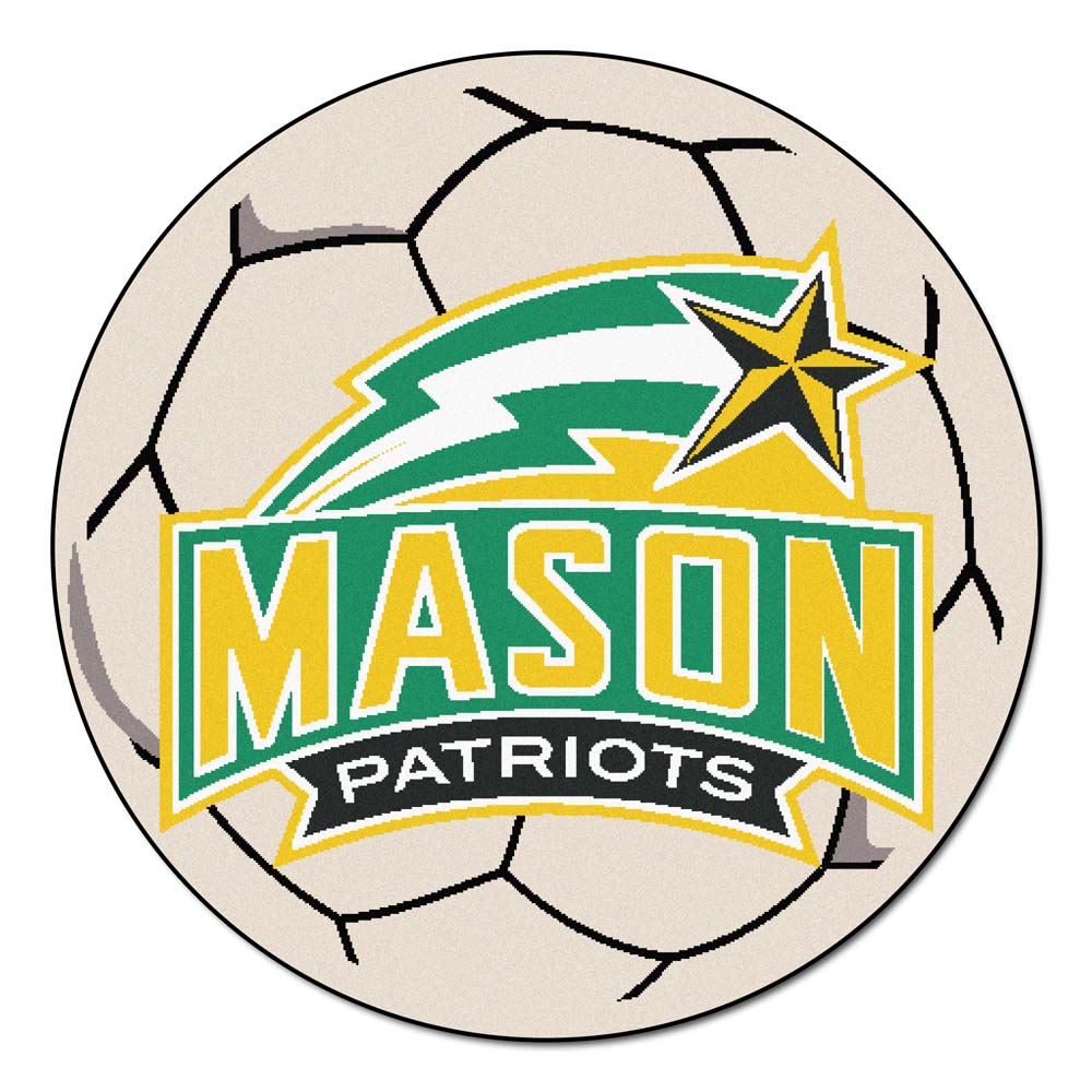 George Mason Patriots 27" Round Soccer Ball Mat