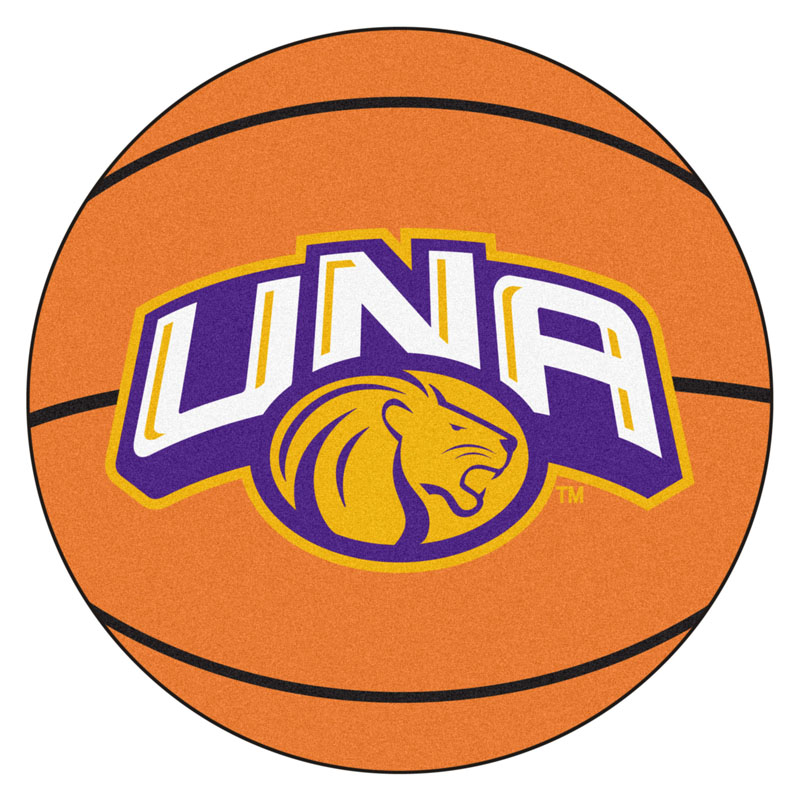 27" Round North Alabama Lions Basketball Mat