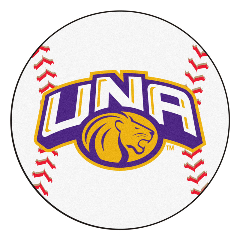 27" Round North Alabama Lions Baseball Mat