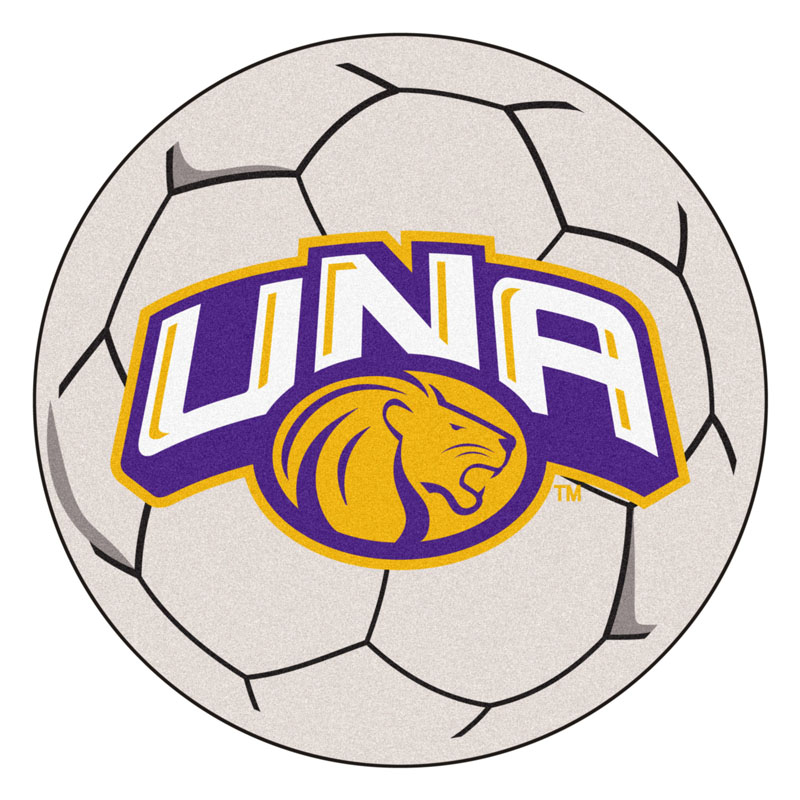 27" Round North Alabama Lions Soccer Mat