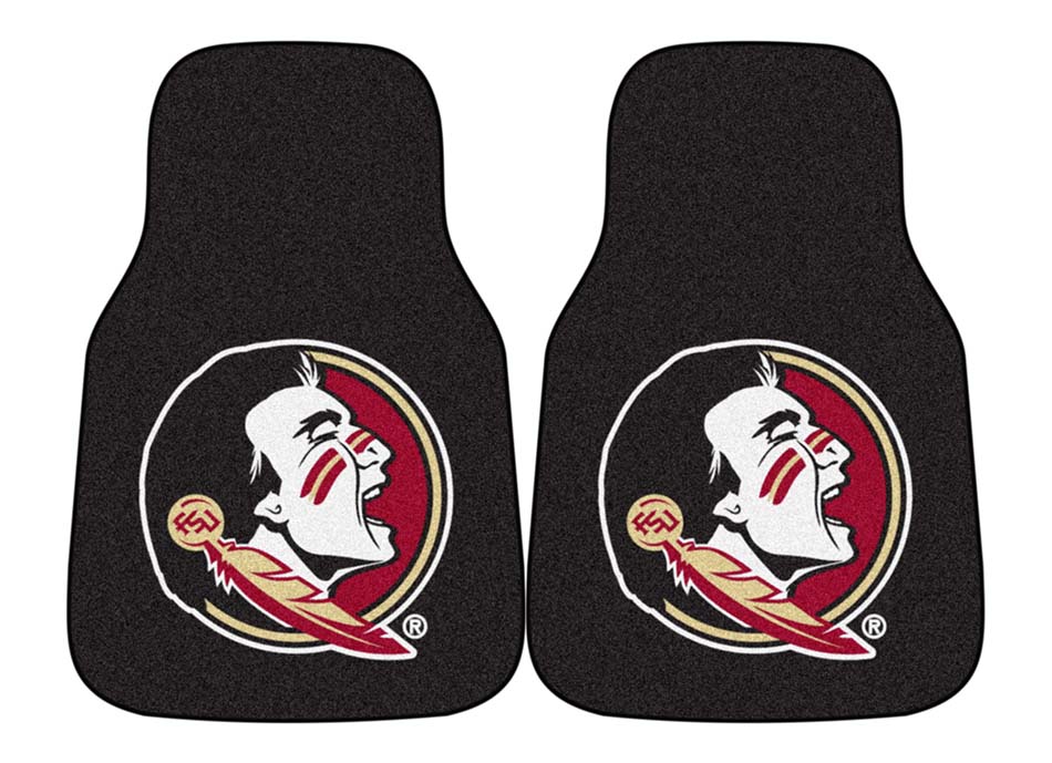 Florida State Seminoles 27" x 18" Auto Floor Mat (Set of 2 Car Mats)