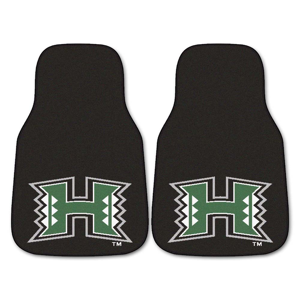 Hawaii Rainbow Warriors 27" x 18" Auto Floor Mat (Set of 2 Car Mats)