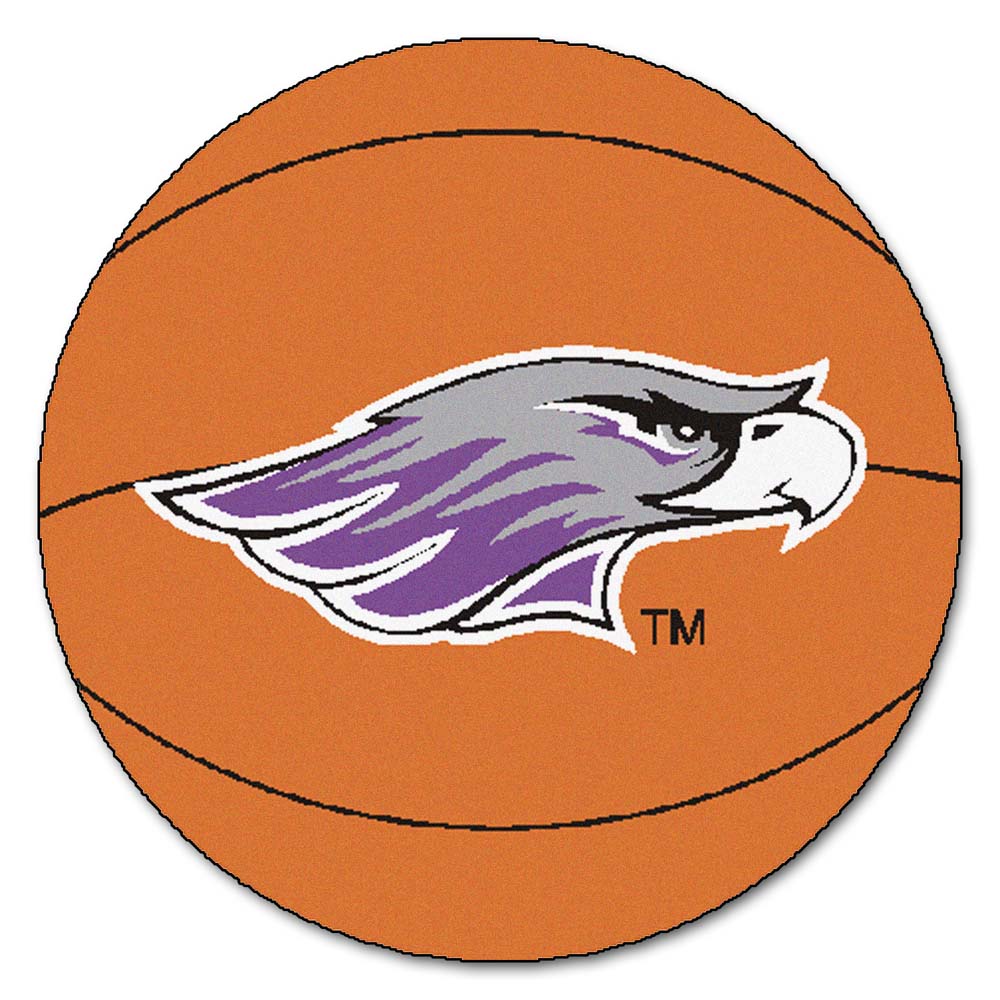 Wisconsin (Whitewater) Warhawks 27" Round Basketball Mat