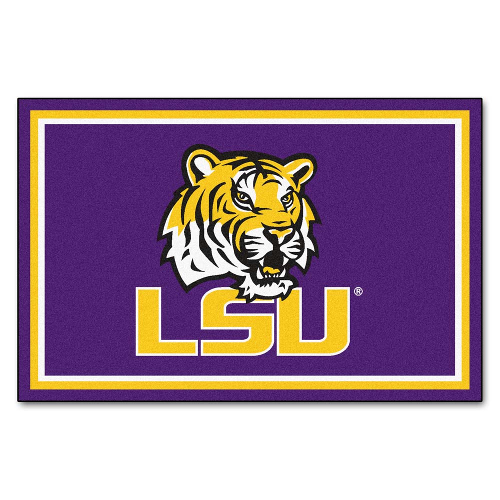 Louisiana State (LSU) Tigers 5' x 8' Area Rug