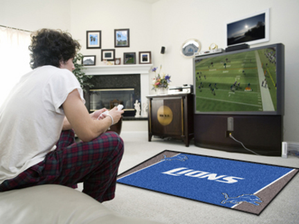 Detroit Lions 4' x 6' Area Rug