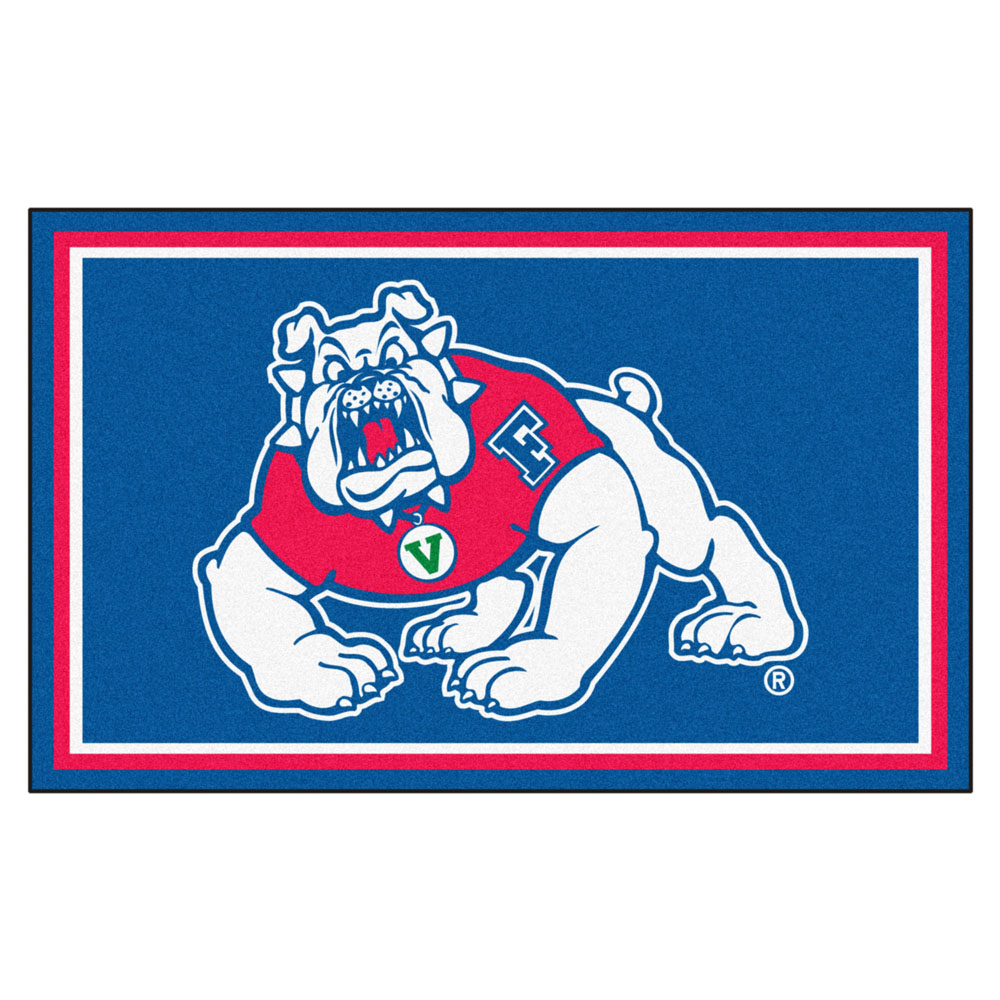 Fresno State Bulldogs 4' x 6' Area Rug