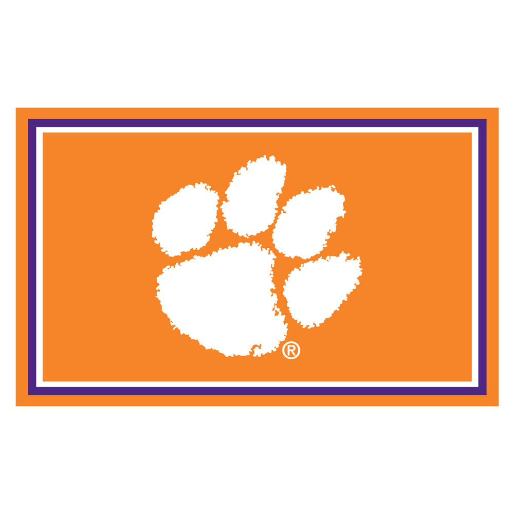 Clemson Tigers 4' x 6' Area Rug