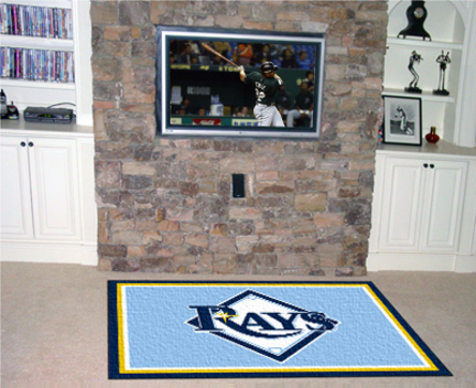 Tampa Bay Rays 5' x 8' Area Rug