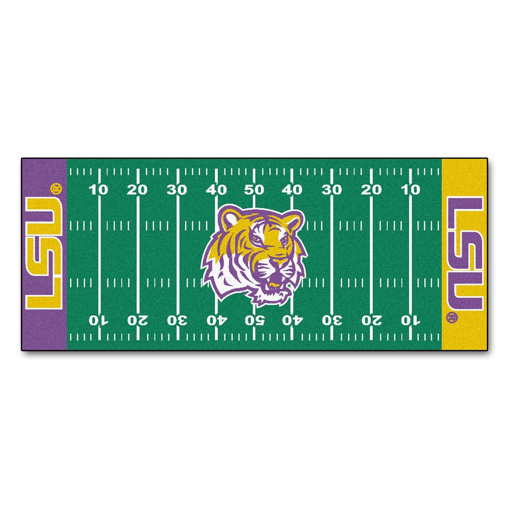 Louisiana State (LSU) Tigers 30" x 72" Football Field Runner