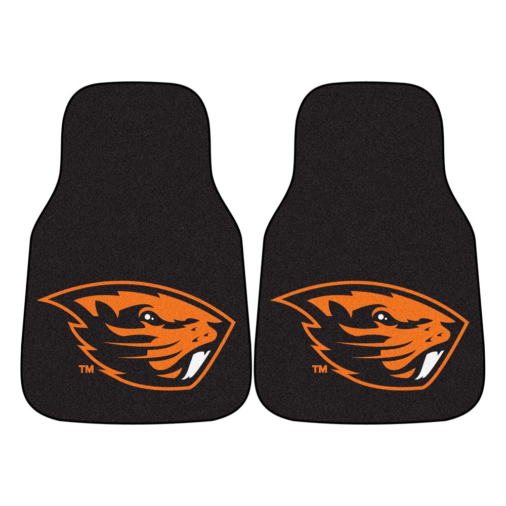 Oregon State Beavers 27" x 18" Auto Floor Mat (Set of 2 Car Mats)