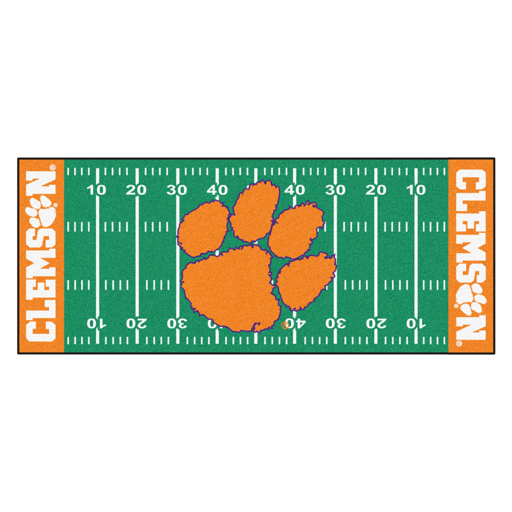 Clemson Tigers 30" x 72" Football Field Runner