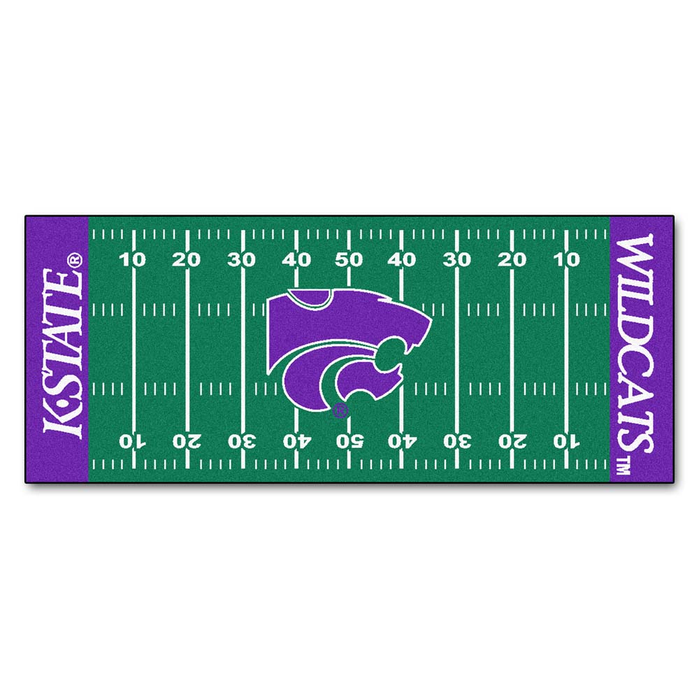 Kansas State Wildcats 30" x 72" Football Field Runner