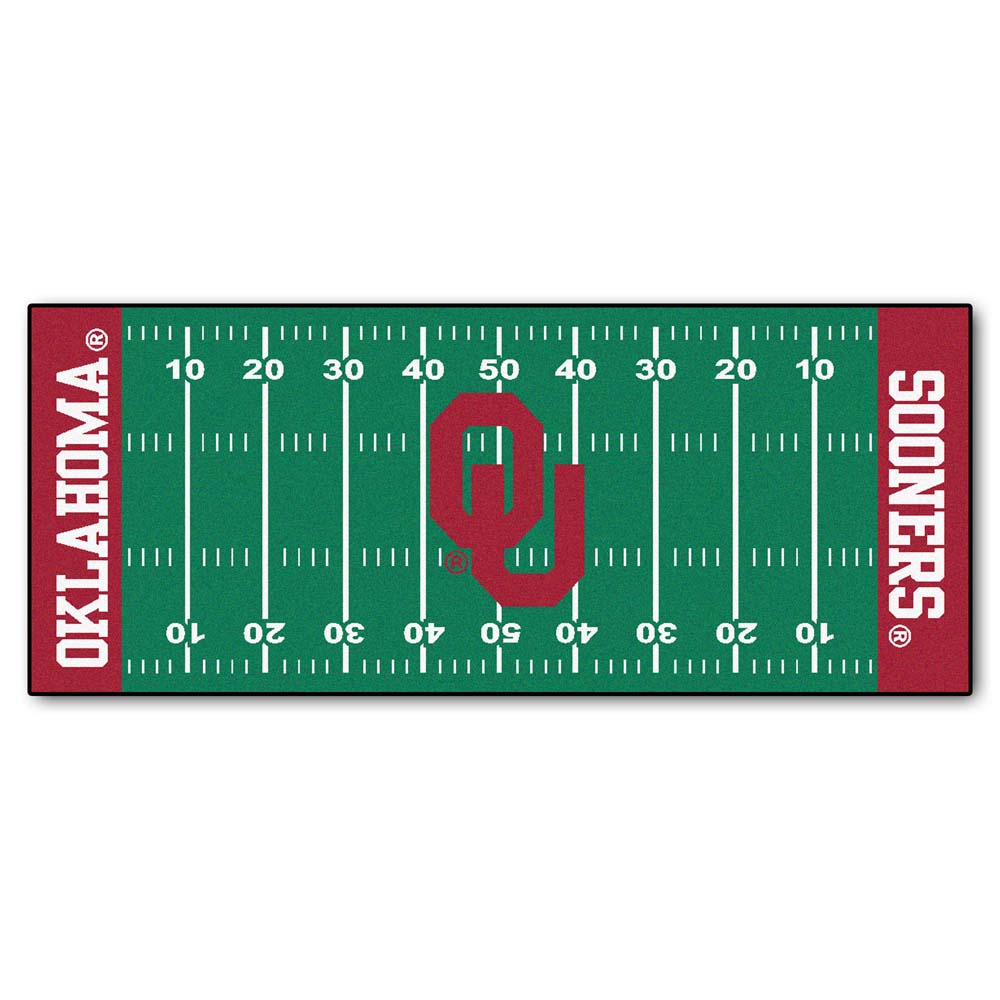 Oklahoma Sooners 30" x 72" Football Field Runner