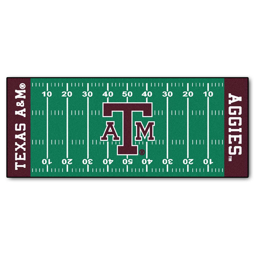 Texas A & M Aggies 30" x 72" Football Field Runner